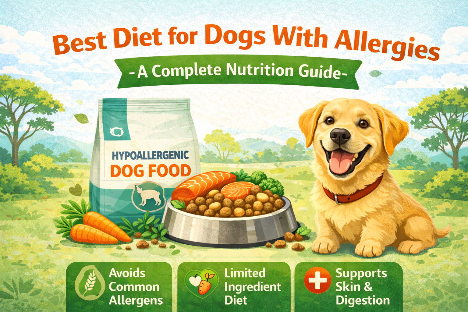 Best Diet for Dogs With Allergies: A Complete Nutrition Guide