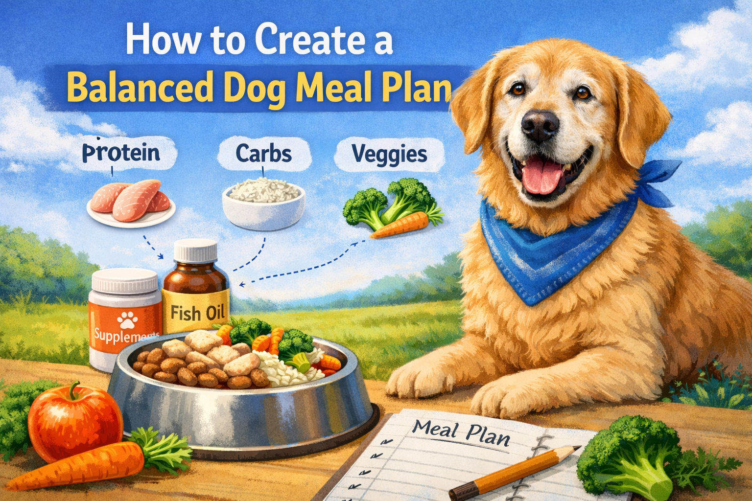 How to Create a Balanced Dog Meal Plan