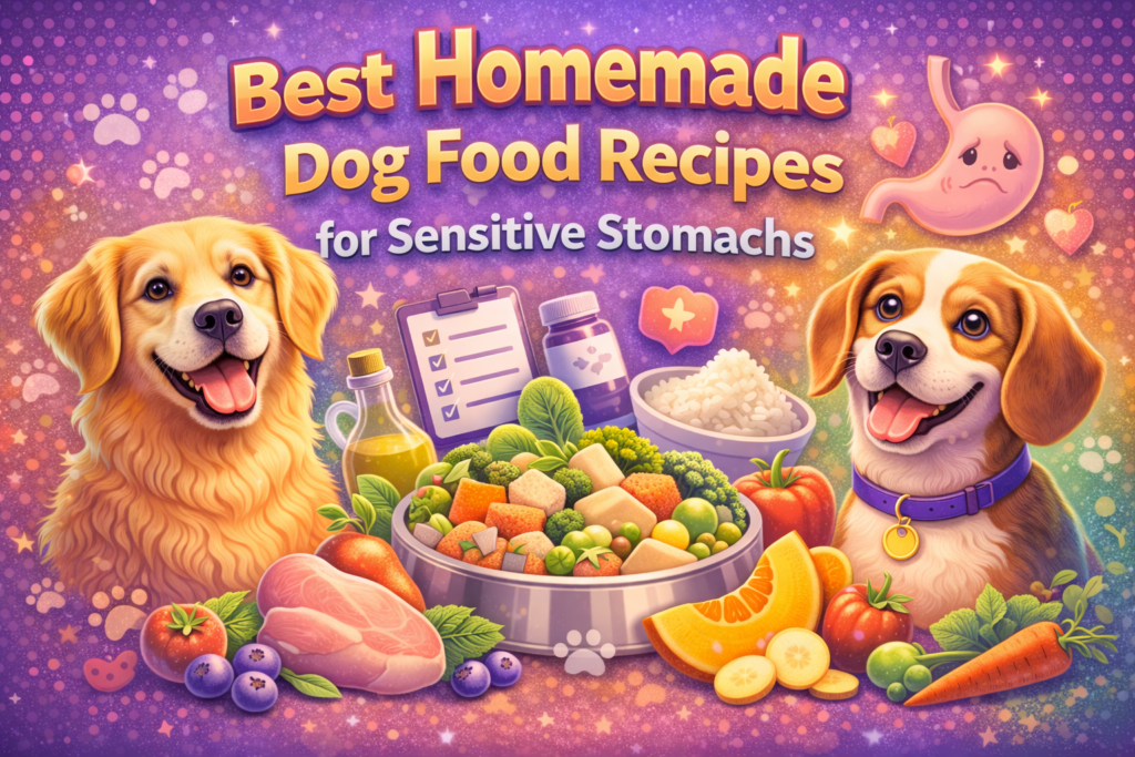 Best Homemade Dog Food Recipes for Sensitive Stomachs