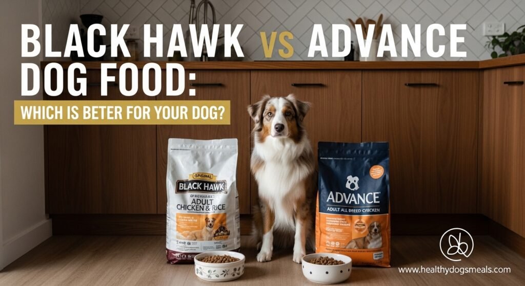 Black Hawk vs Advance Dog Food