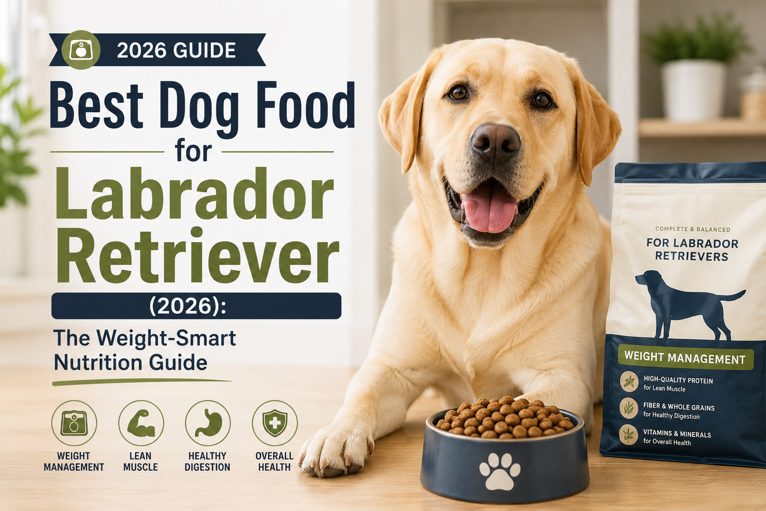 Best Dog Food for Labrador Retriever (2026) The Weight-Smart Nutrition Guide