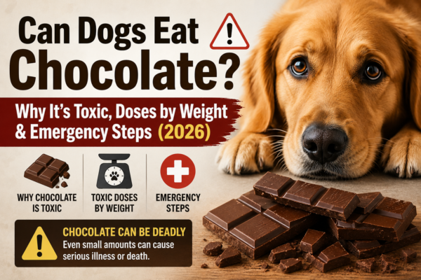 Can Dogs Eat Chocolate Why It’s Toxic, Doses by Weight & Emergency Steps (2026)