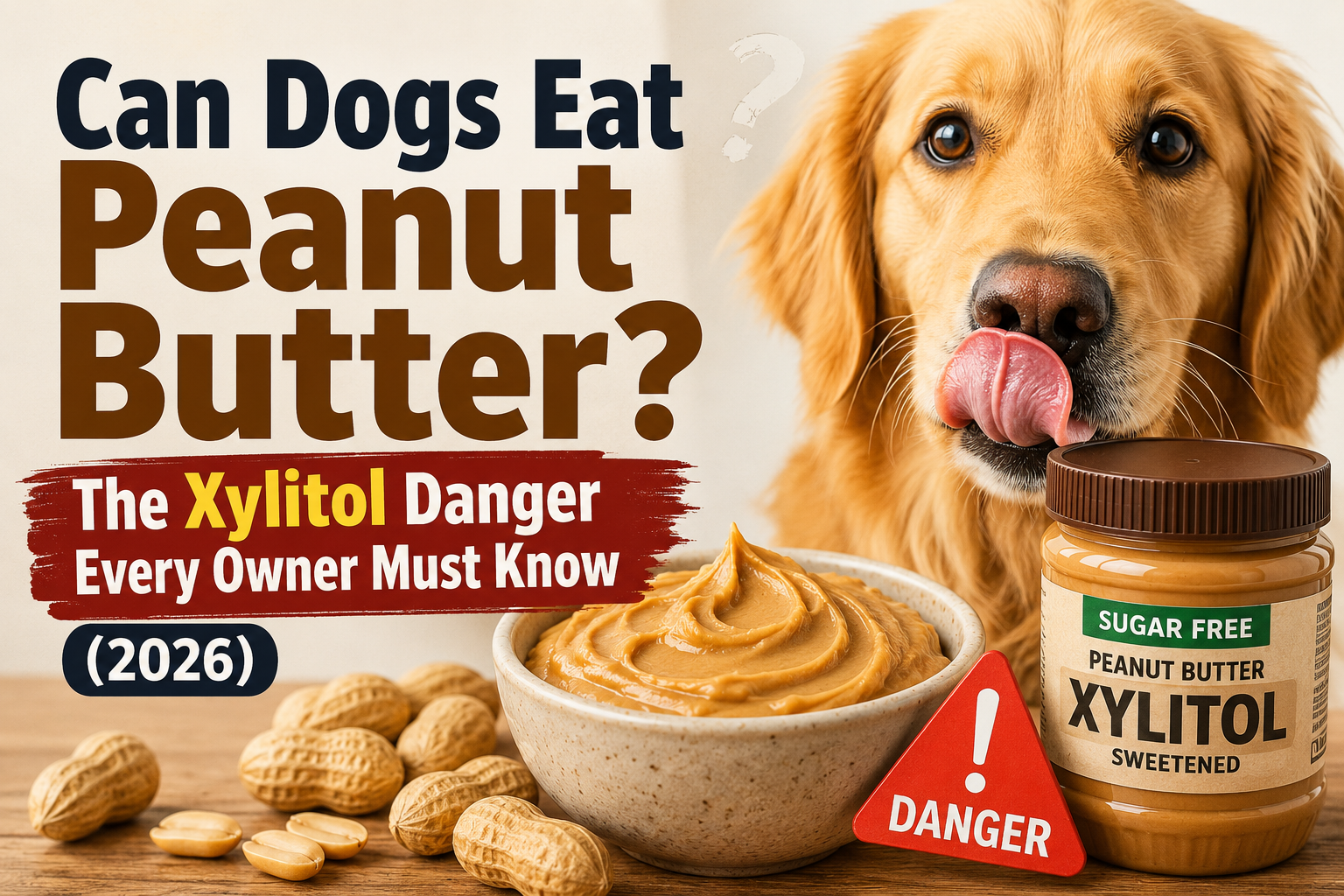 Can Dogs Eat Peanut Butter The Xylitol Danger Every Owner Must Know (2026)