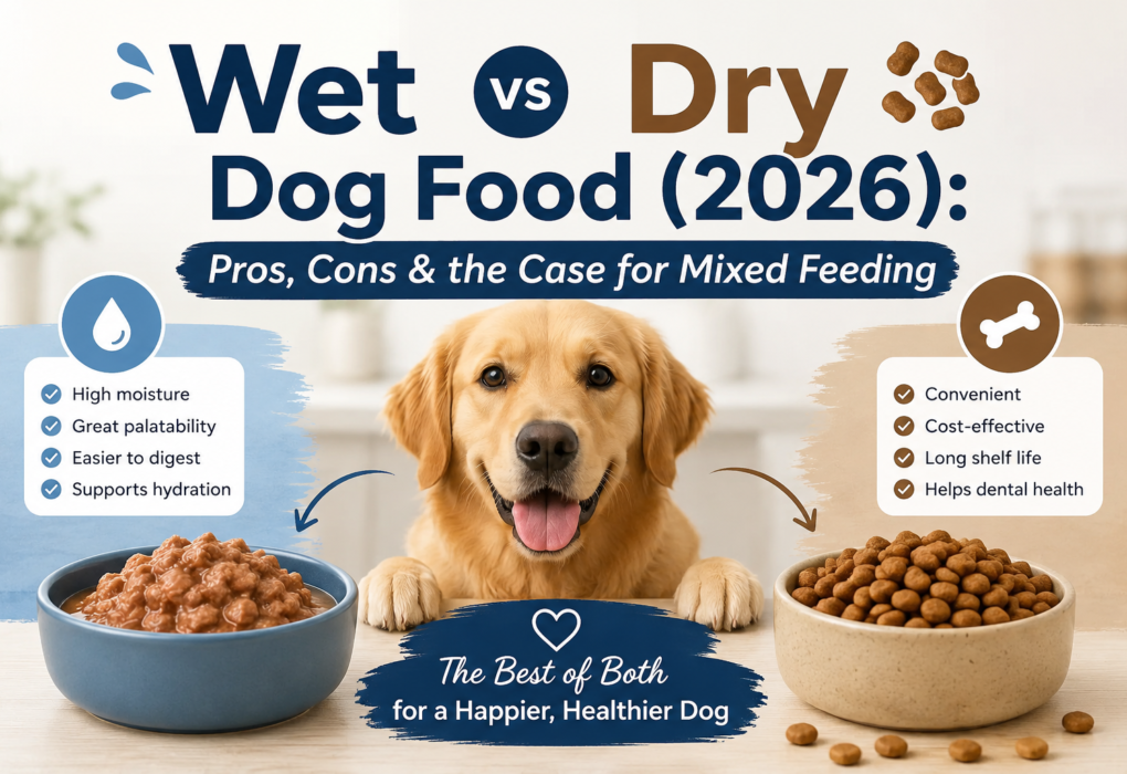 Wet vs Dry Dog Food (2026) Pros, Cons & the Case for Mixed Feeding