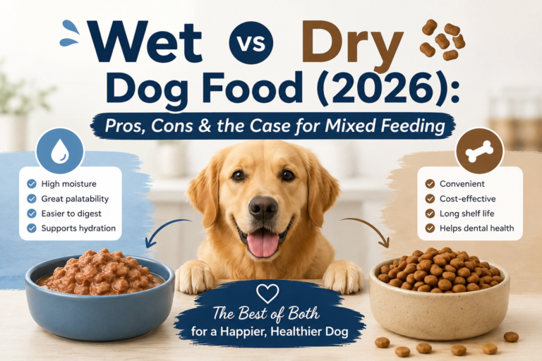 Wet vs Dry Dog Food (2026) Pros, Cons & the Case for Mixed Feeding