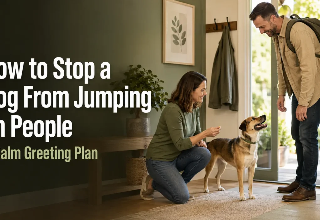 How to Stop a Dog From Jumping on People: A Calm Greeting Plan