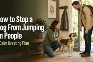 How to Stop a Dog From Jumping on People: A Calm Greeting Plan