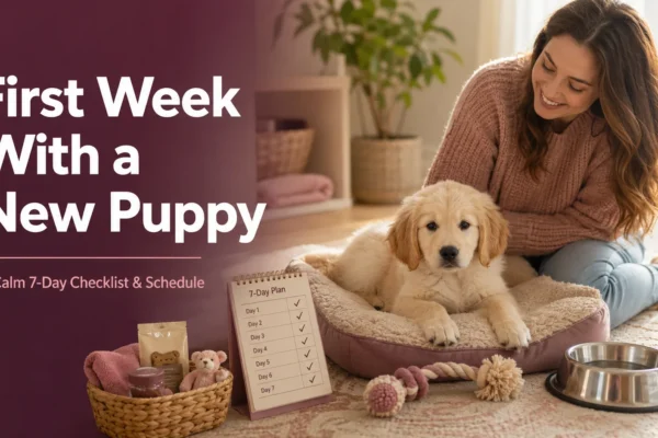 First Week With a New Puppy: A Calm 7-Day Checklist and Schedule