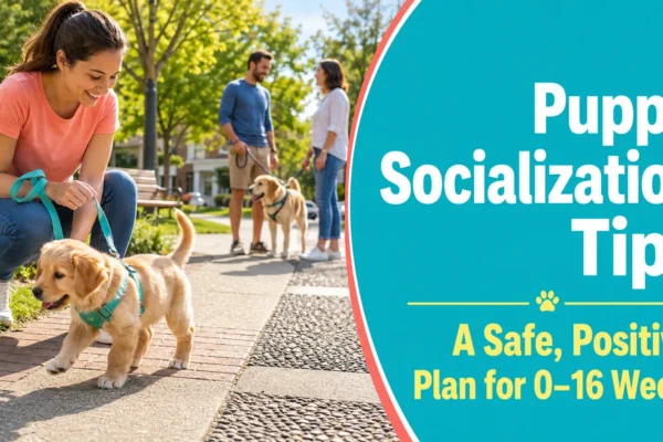 Puppy Socialization Tips: A Safe, Positive Plan for 0–16 Weeks