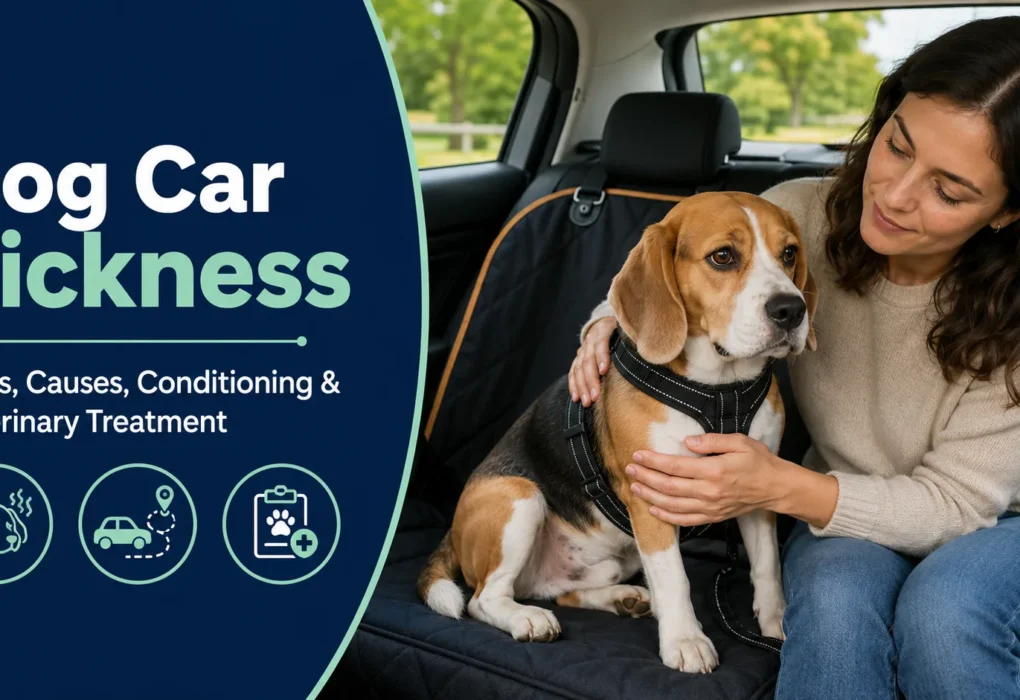 Dog Car Sickness: Signs, Causes, Conditioning, and Veterinary Treatment