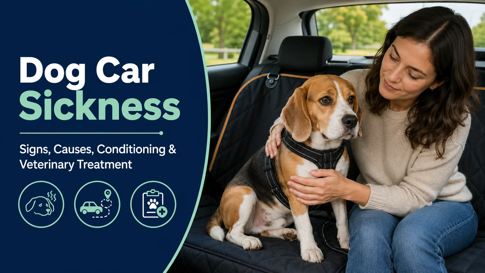 Dog Car Sickness: Signs, Causes, Conditioning, and Veterinary Treatment