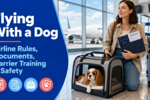 Flying With a Dog: Airline Rules, Documents, Carrier Training, and Safety