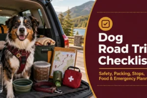 Dog Road Trip Checklist: Safety, Packing, Stops, Food, and Emergency Planning